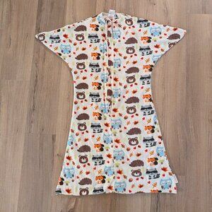 Raccoon Friends Zipadee-Zip Swaddle Transition - Fleece